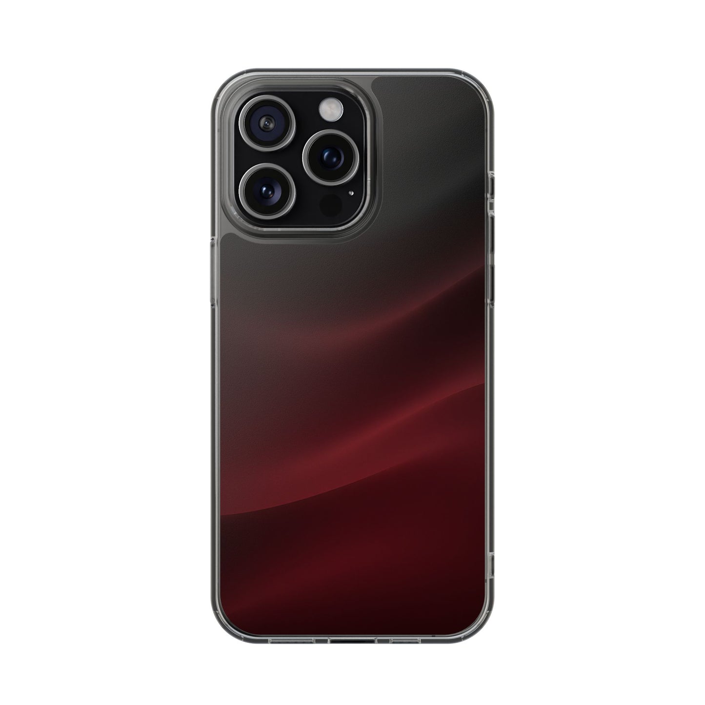 Dark Burgundy Silk Aura Case - MagSafe Compatible Elegant Cover