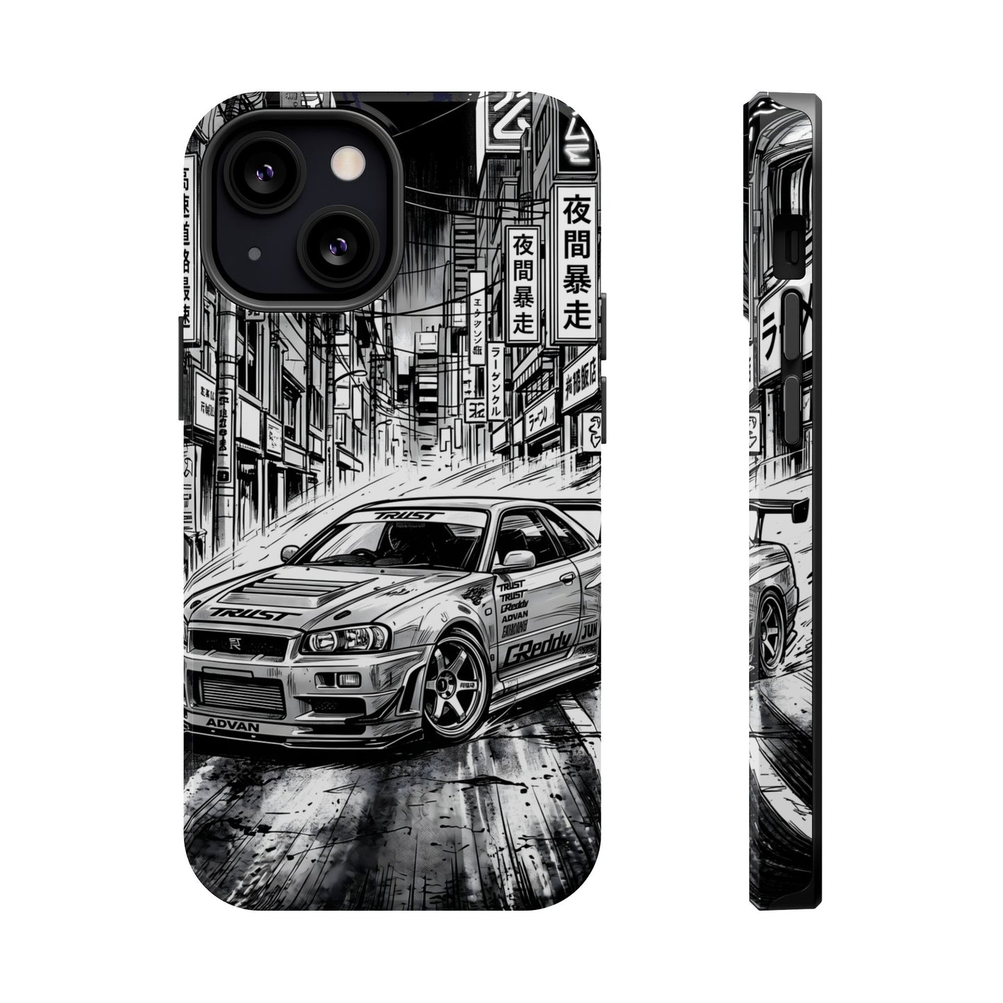 JDM Skyline Tokyo Drift Magnetic Impact Case