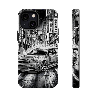 JDM Skyline Tokyo Drift Magnetic Impact Case
