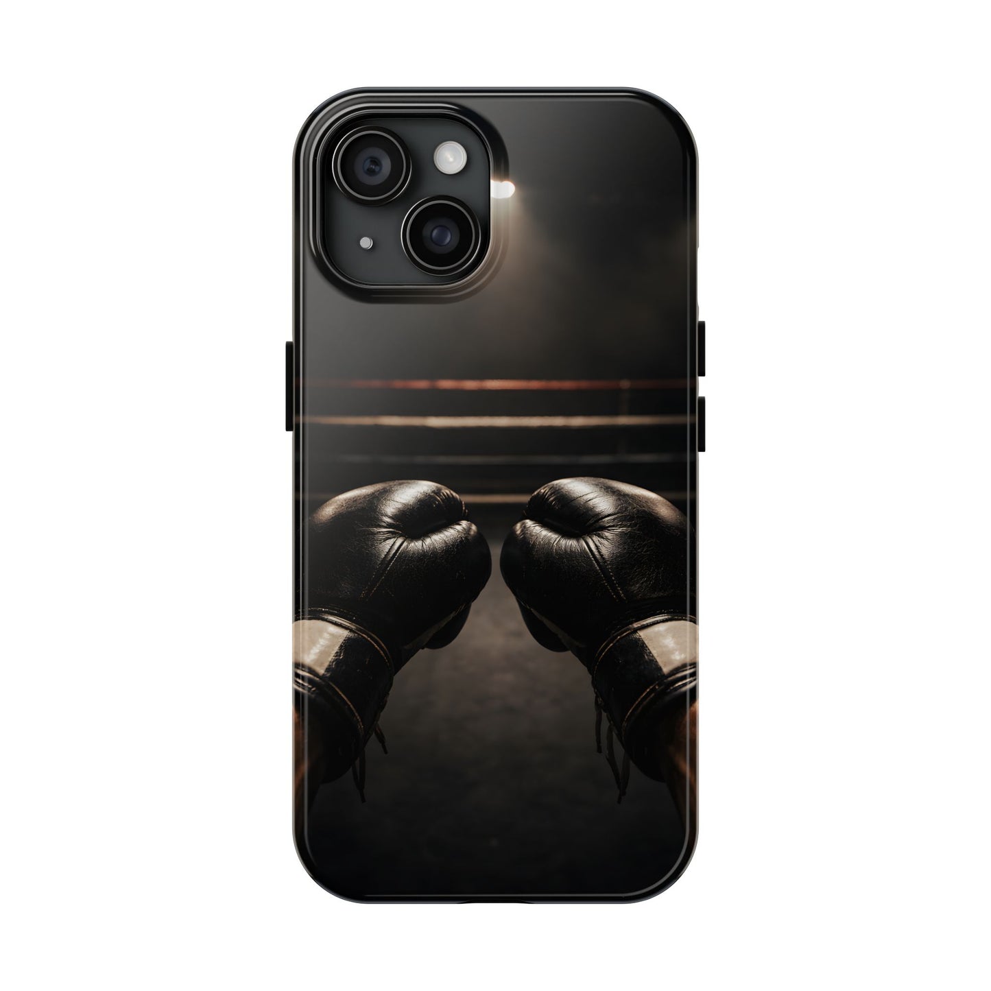 Boxing Gloves Ring POV Tough Case - Cinematic Combat Sports Cover for iPhone & Samsung