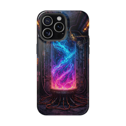 Neon Reactor: Cyberpunk Energy Core MagSafe Case
