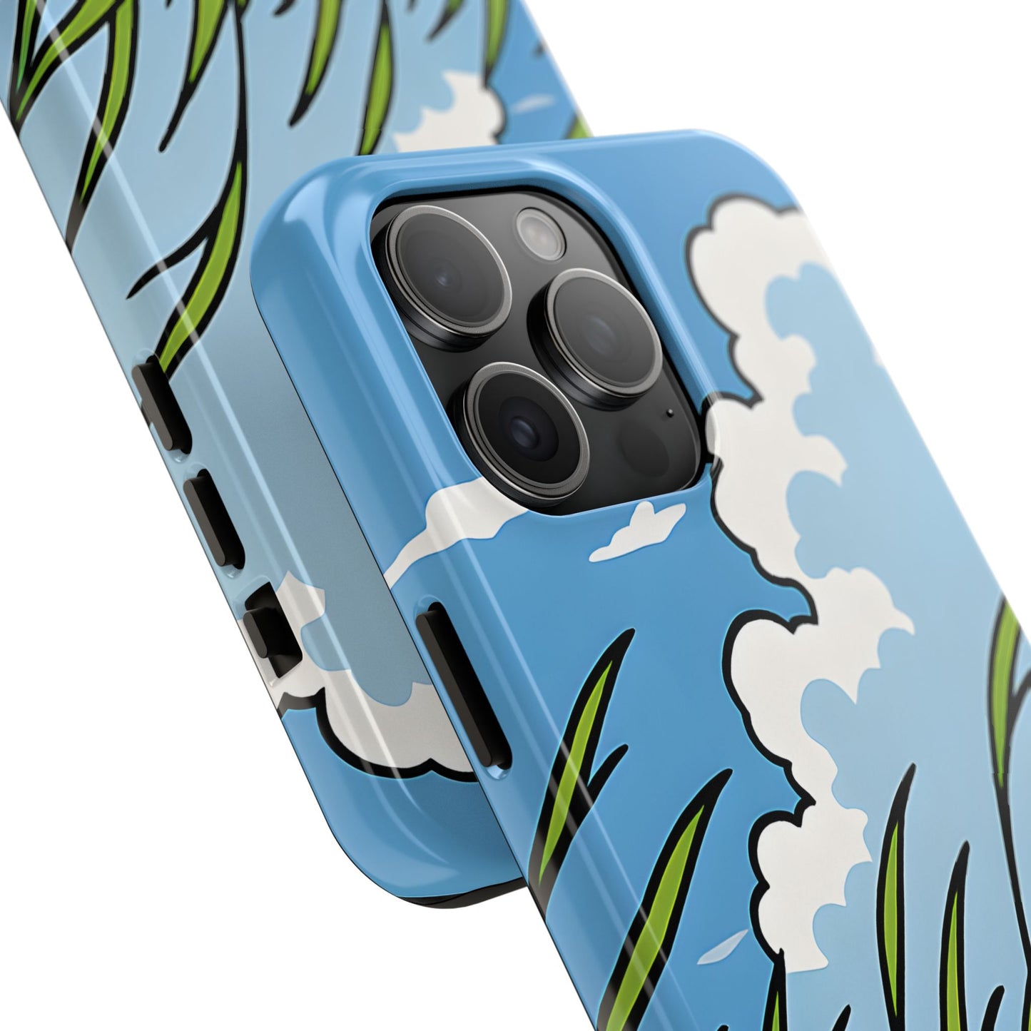 Breezy Meadow Tough Case - Blue Sky & Summer Grass Aesthetic Cover