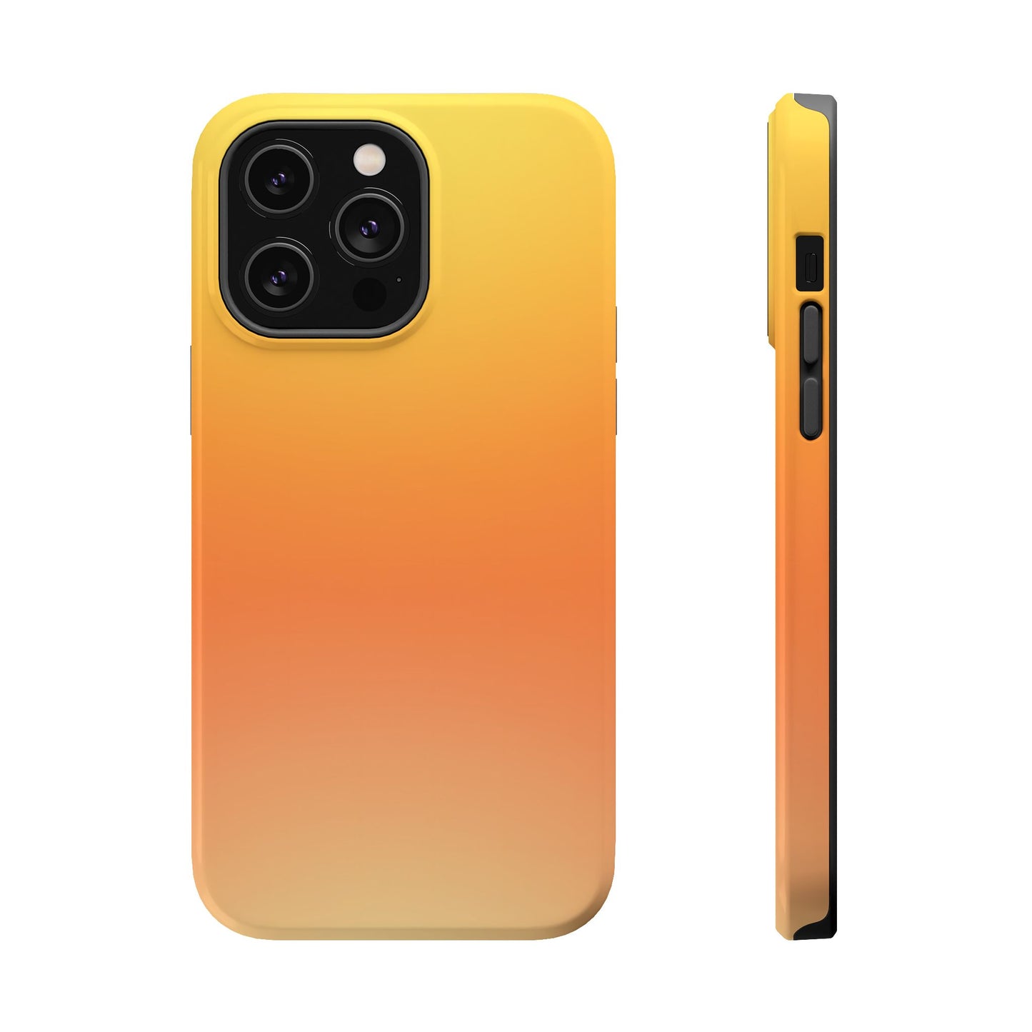 Golden Sunrise Gradient Magnetic Impact Case