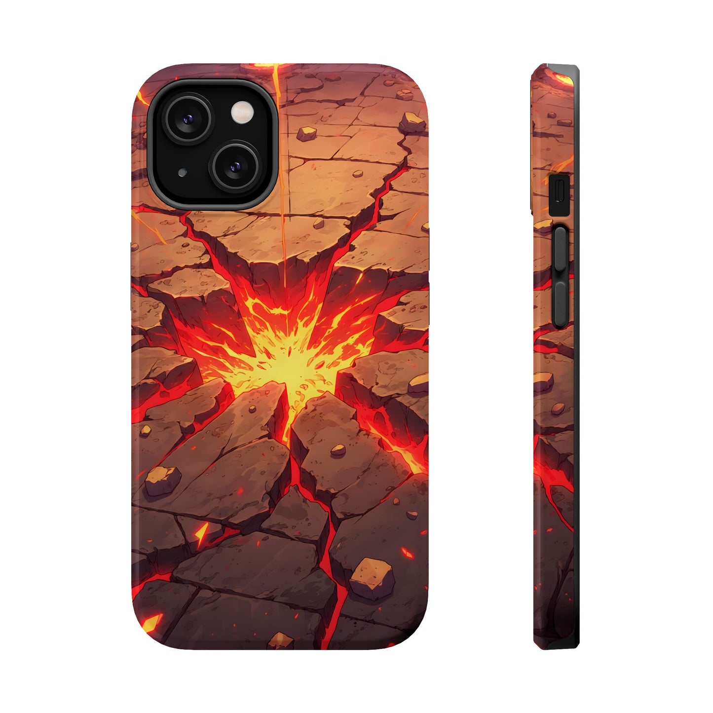 Magma Impact: Epic Shattered Earth MagSafe Case
