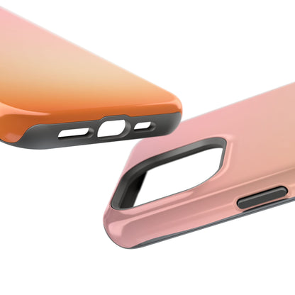 Pink to Orange Sunset Gradient Magnetic Impact Case