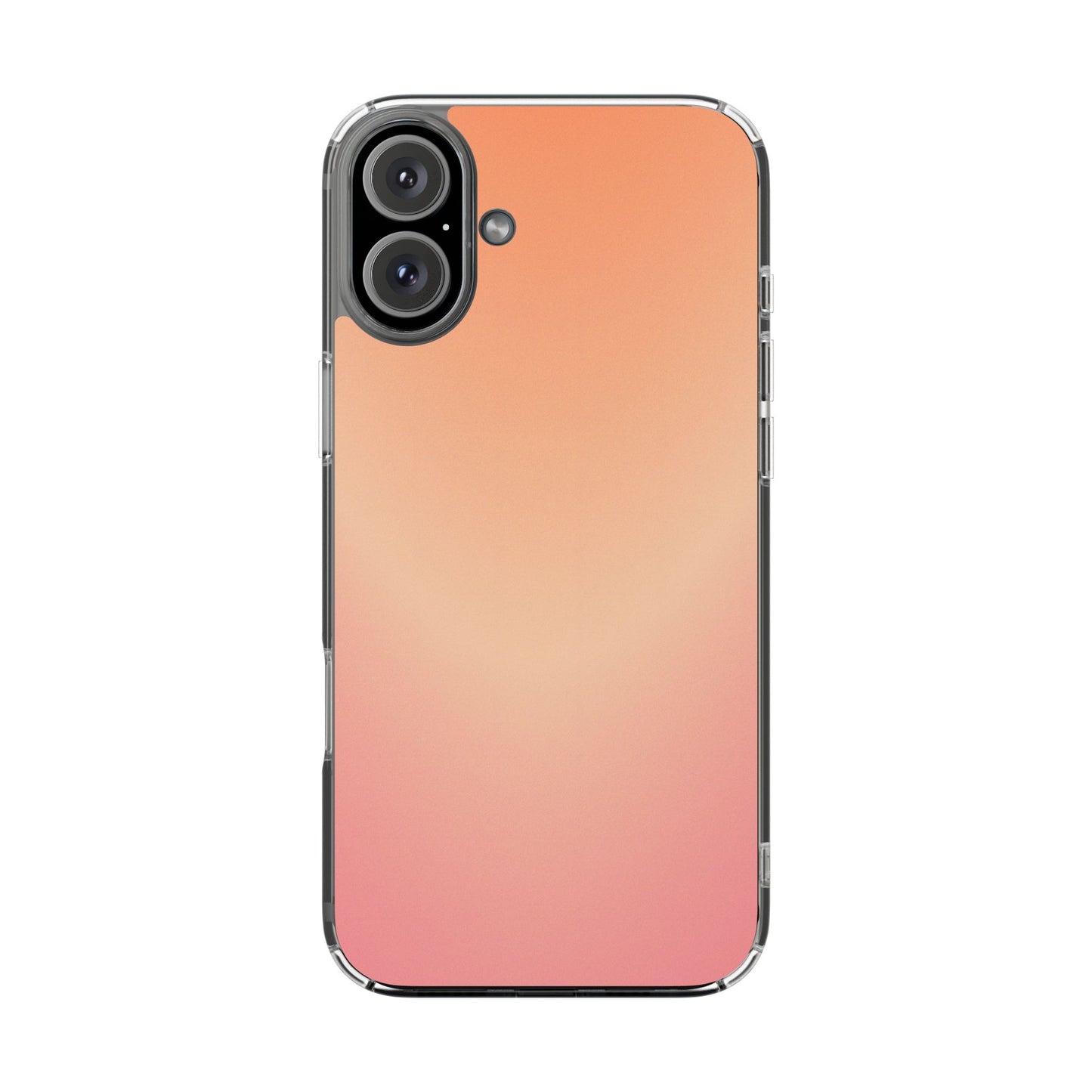 Golden Hour Aura Clear Case - MagSafe Compatible Sunset Gradient Cover