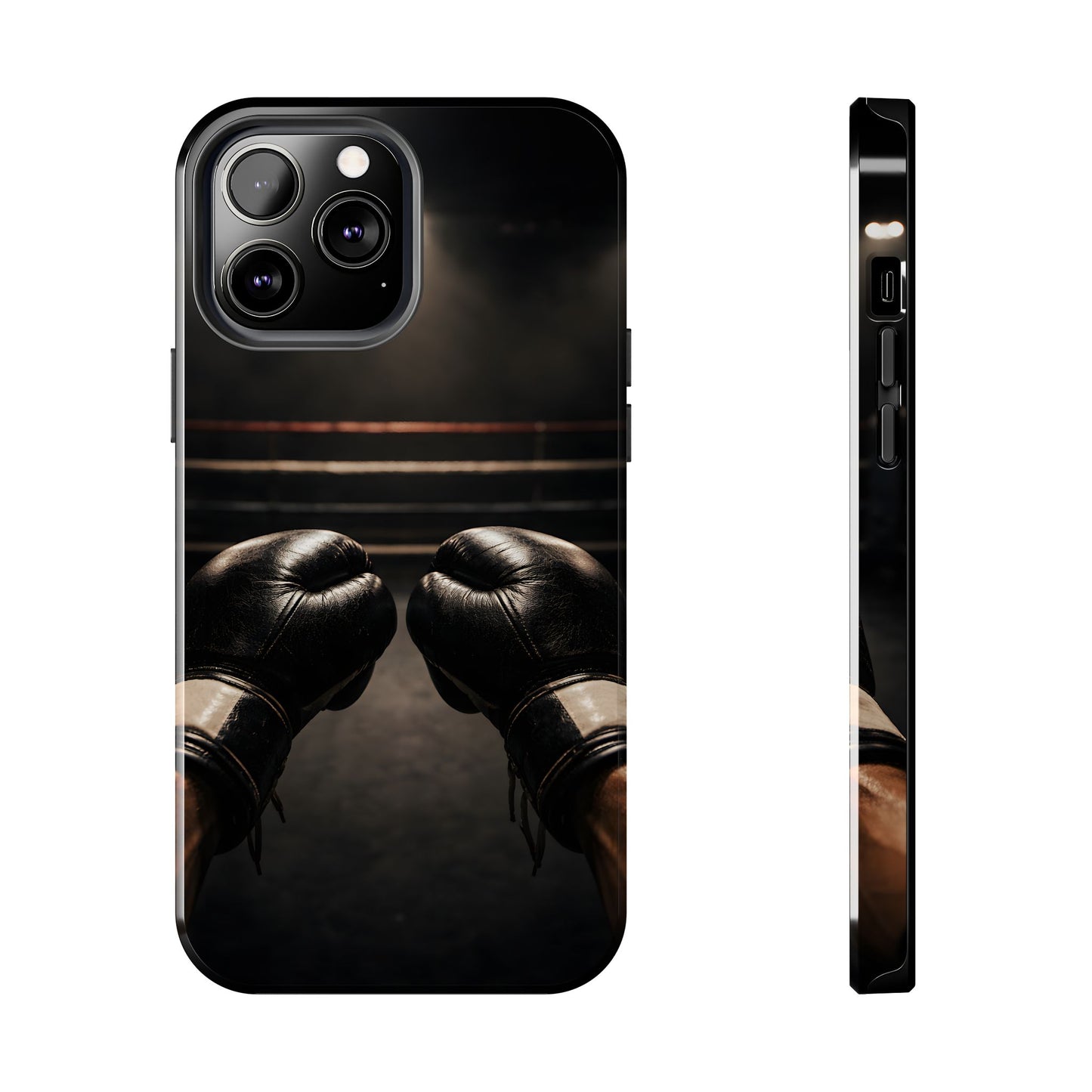 Boxing Gloves Ring POV Tough Case - Cinematic Combat Sports Cover for iPhone & Samsung