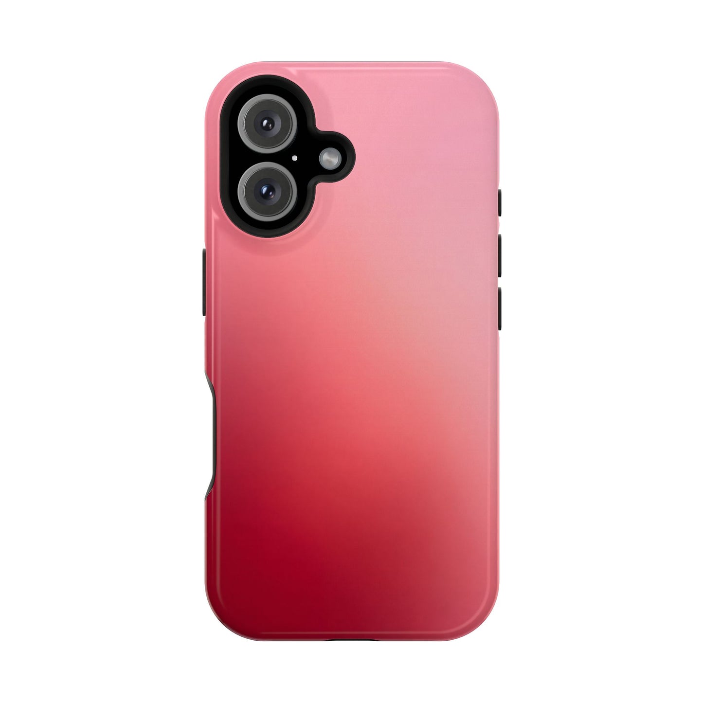 Hot Pink to Crimson Gradient Magnetic Case