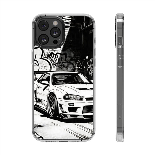 Monochrome Urban Drift Case - MagSafe Compatible JDM Clear Cover