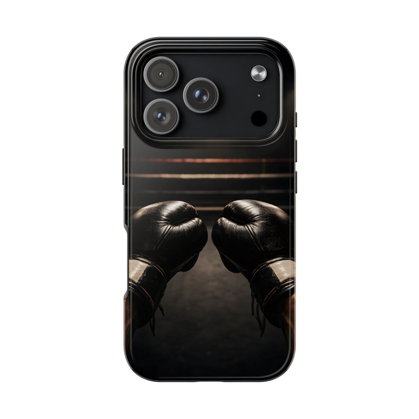 Boxing Gloves Ring POV Tough Case - Cinematic Combat Sports Cover for iPhone & Samsung