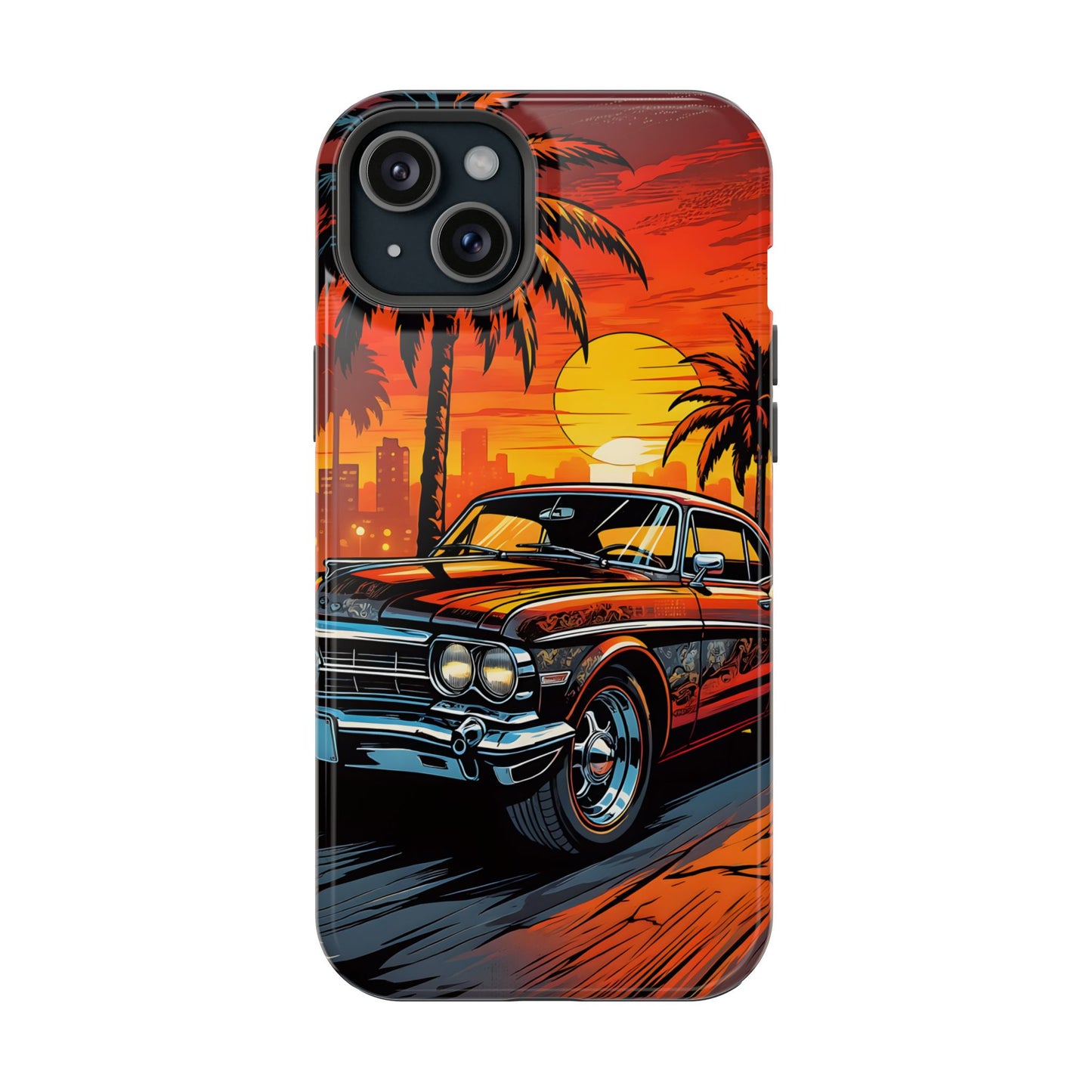 Vice City Cruiser: Comic Style Muscle Car MagSafe Case