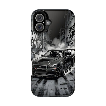No Limits JDM Manga Skyline Magnetic Case