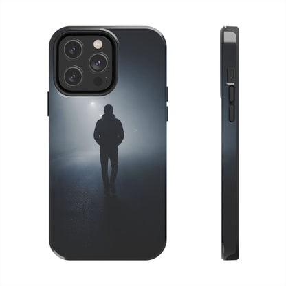 Foggy Night Silhouette Tough Case - Urban Mystery Cover for iPhone & Samsung