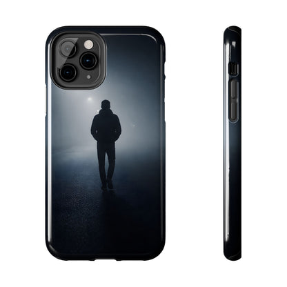 Foggy Night Silhouette Tough Case - Urban Mystery Cover for iPhone & Samsung