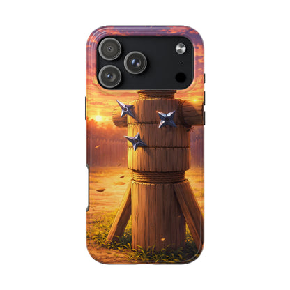 Sunset Ninja Training Tough Case - Shuriken Dojo Cover for iPhone & Samsung