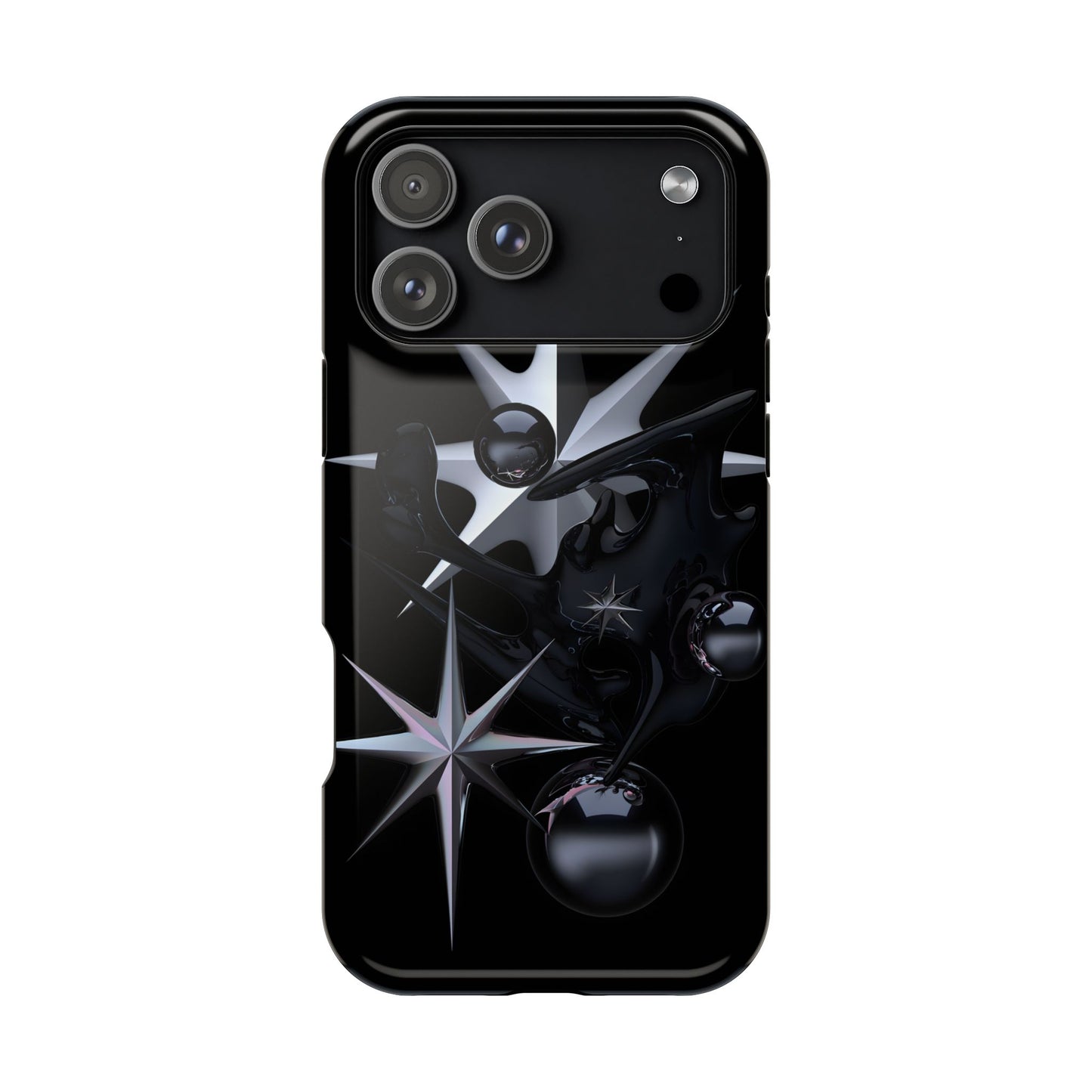 Cyber Star Liquid Metal Magnetic Tough Case