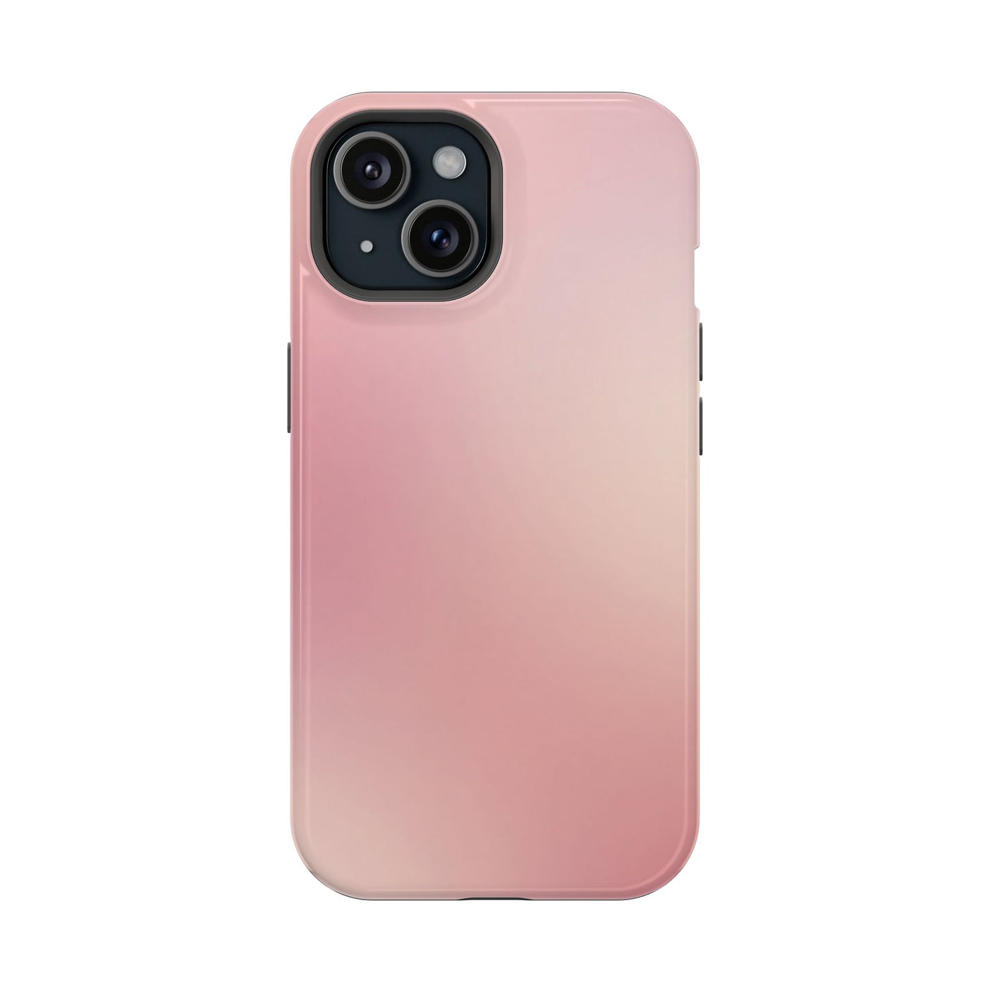 Elegant Rose Gold Gradient Magnetic Case