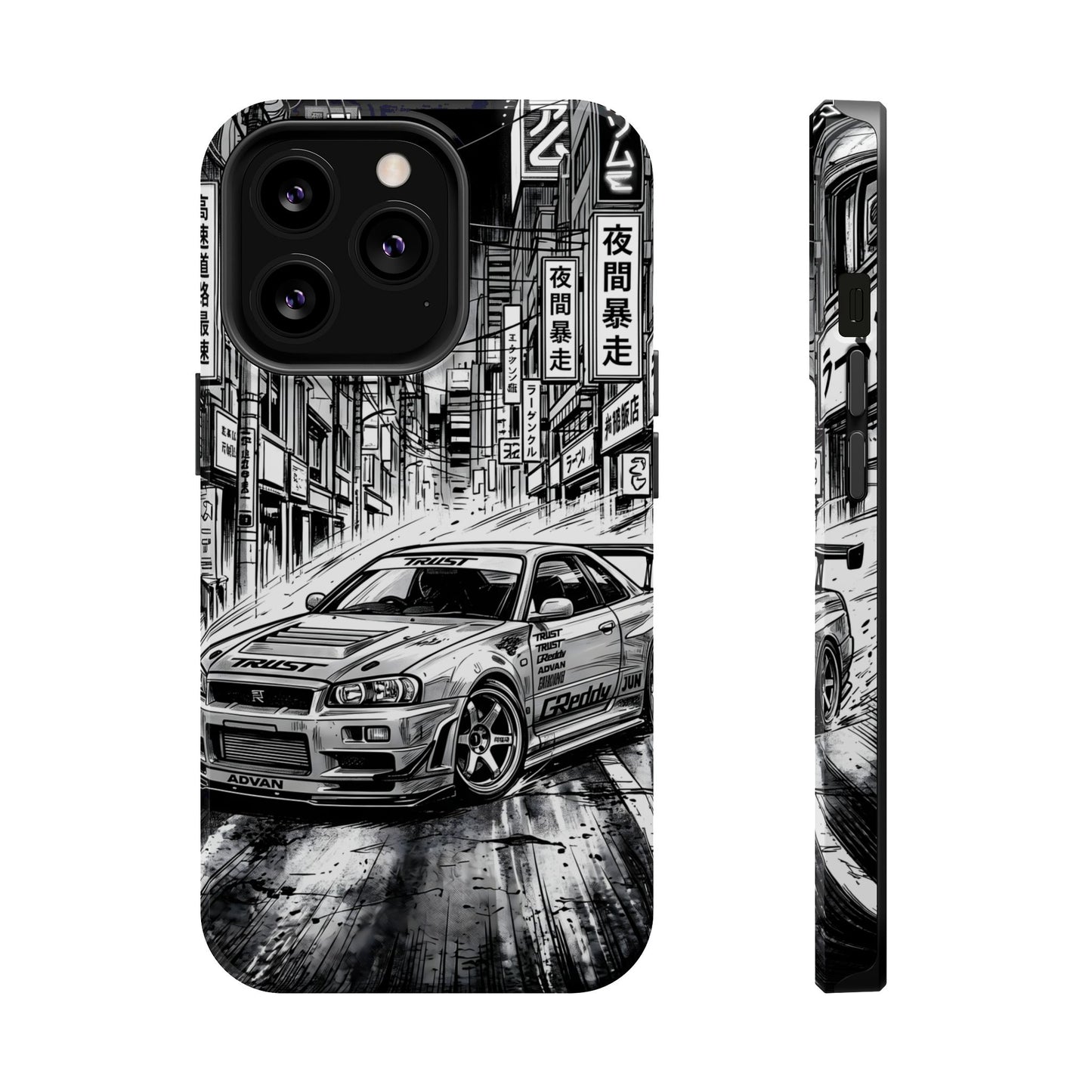 JDM Skyline Tokyo Drift Magnetic Impact Case