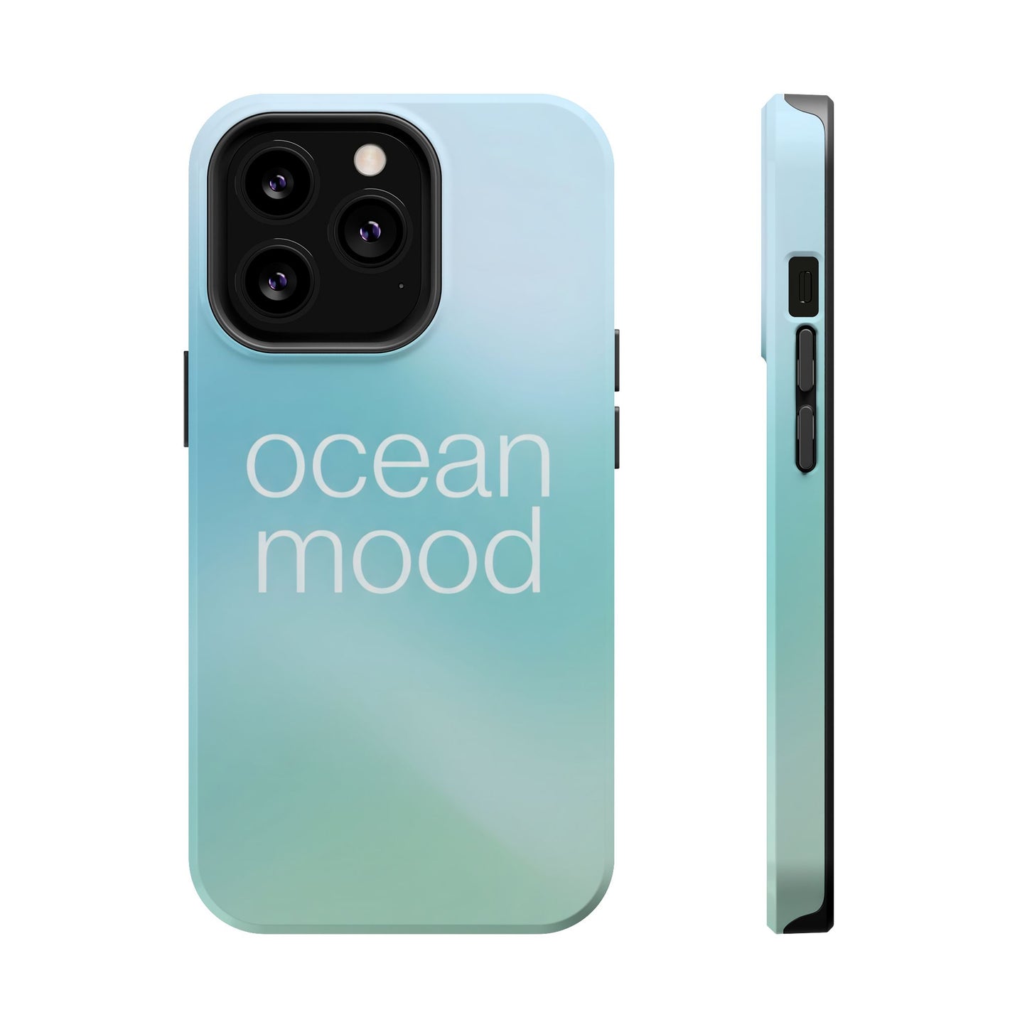 Teal & Sand Gradient Magnetic Impact Case - Ocean Mood