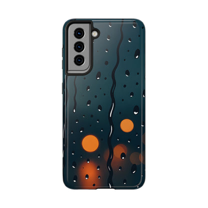 Rainy City Night Tough Case - Moody Urban Aesthetic Phone Cover