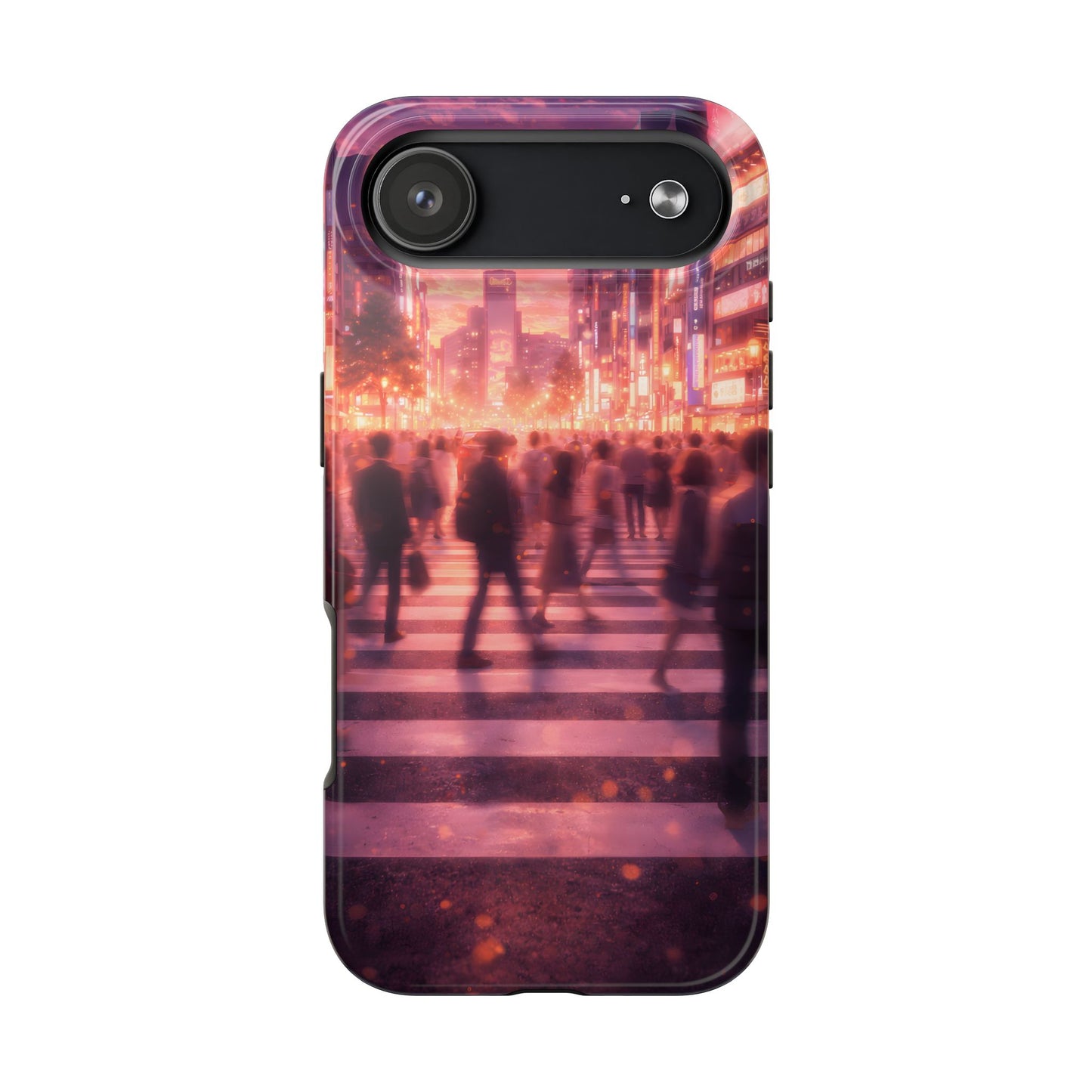 Tokyo Twilight Crossing Tough Case - Urban Japan Skyline Cover for iPhone & Samsung