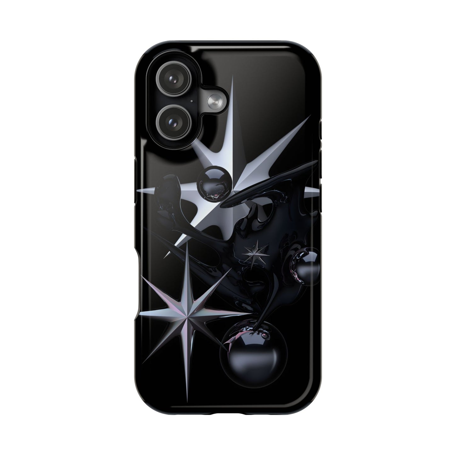 Cyber Star Liquid Metal Magnetic Tough Case