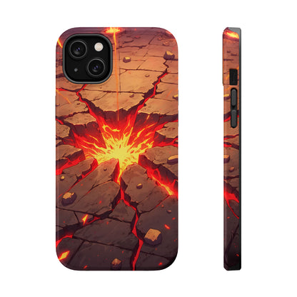 Magma Impact: Epic Shattered Earth MagSafe Case