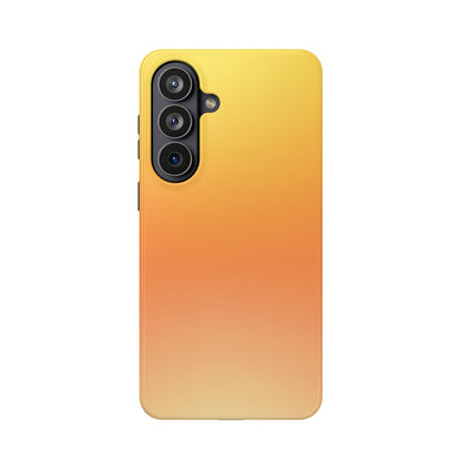 Golden Sunrise Gradient Magnetic Impact Case