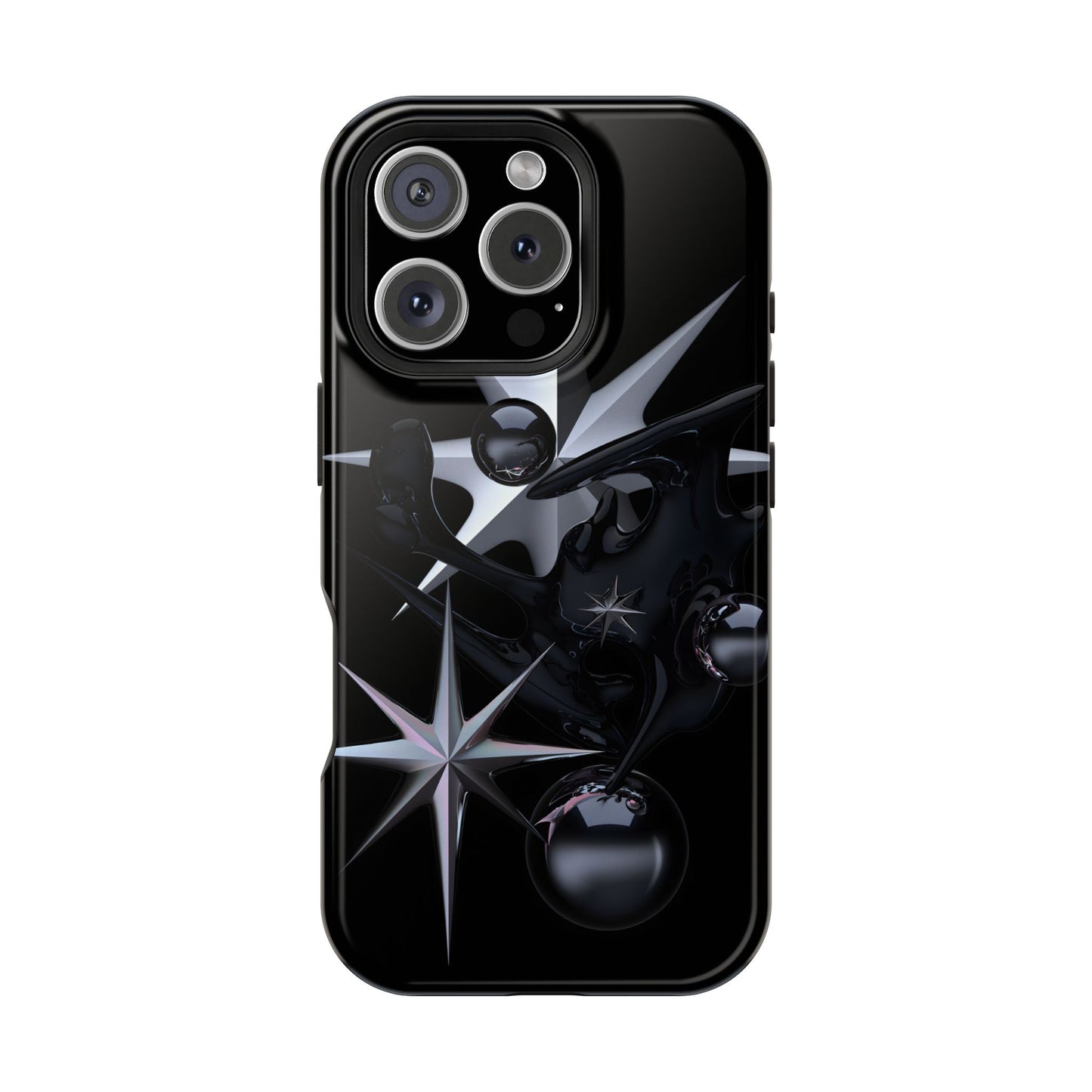 Cyber Star Liquid Metal Magnetic Tough Case
