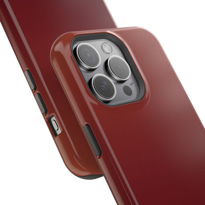 Black Cherry Ombre: Deep Burgundy Gradient MagSafe Case