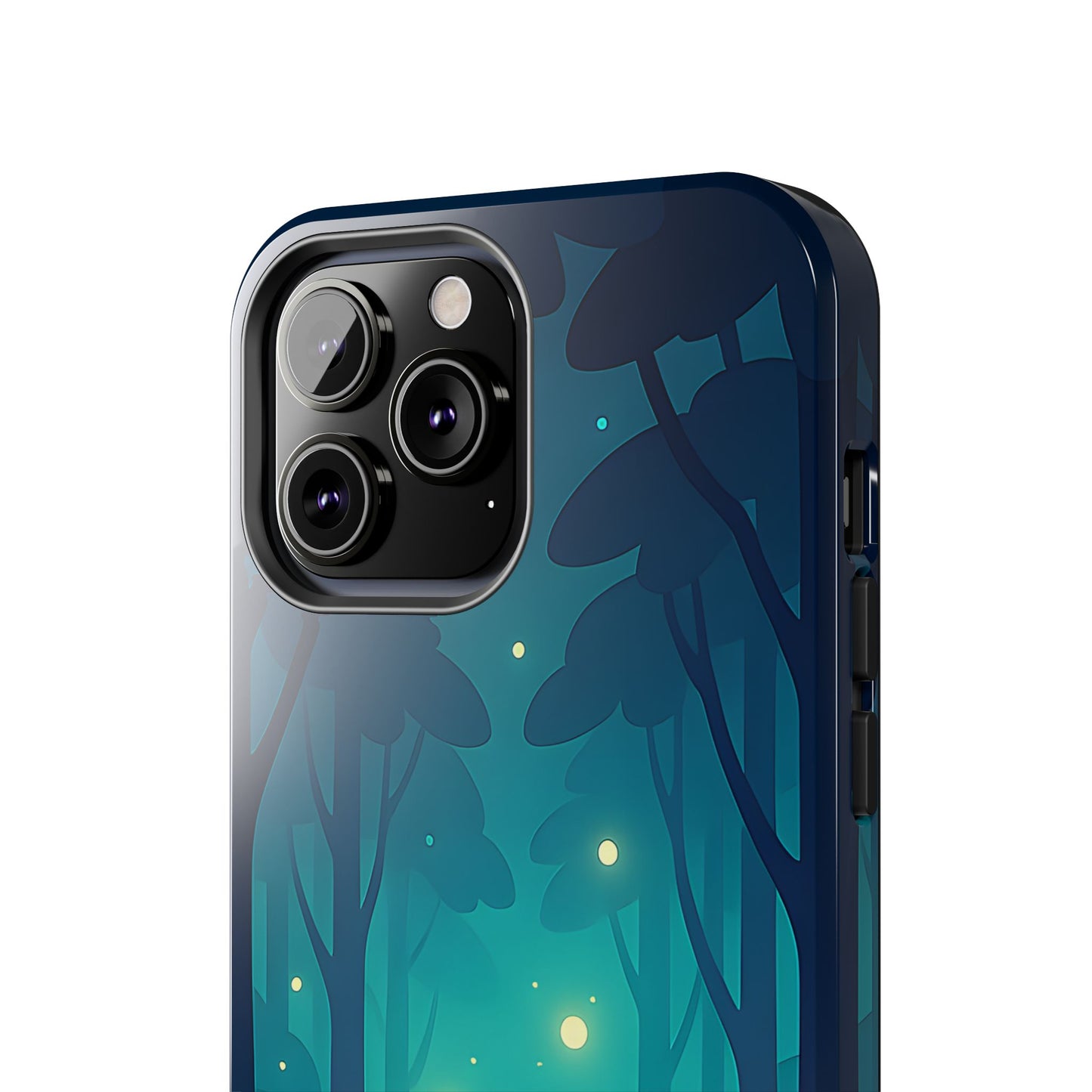 Enchanted Forest Fireflies Case - Mystic Nature Tough Cover for iPhone & Samsung