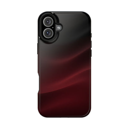 Sleek Burgundy Flow Magnetic Impact Case