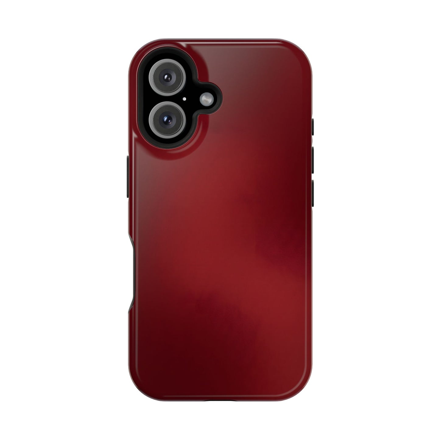 Deep Crimson Gradient Magnetic Impact Case