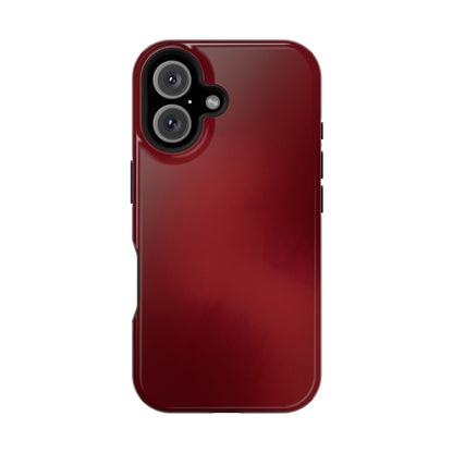 Deep Crimson Gradient Magnetic Impact Case