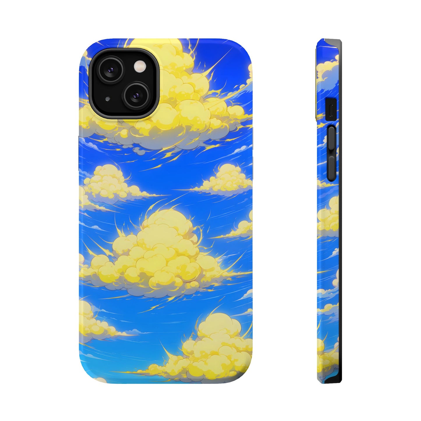 Cinematic Anime Sky: Vibrant Golden Cloudscape MagSafe Case