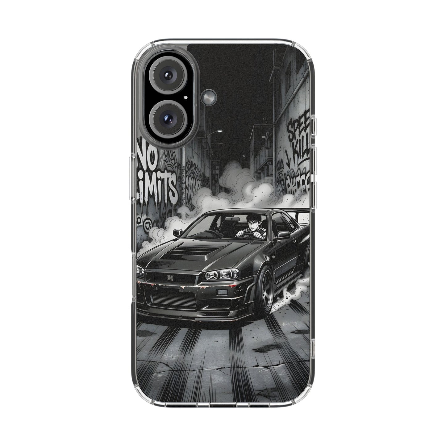 Tokyo Drift Manga Clear Case - MagSafe Compatible JDM Car Cover