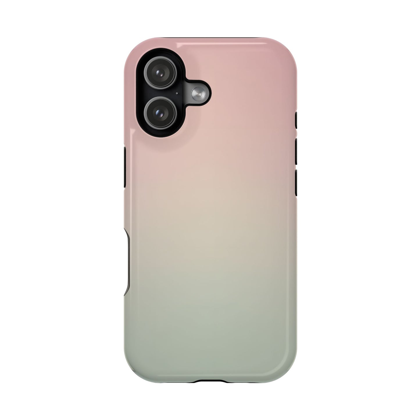 Pink to Sage Green Gradient Magnetic Impact Case