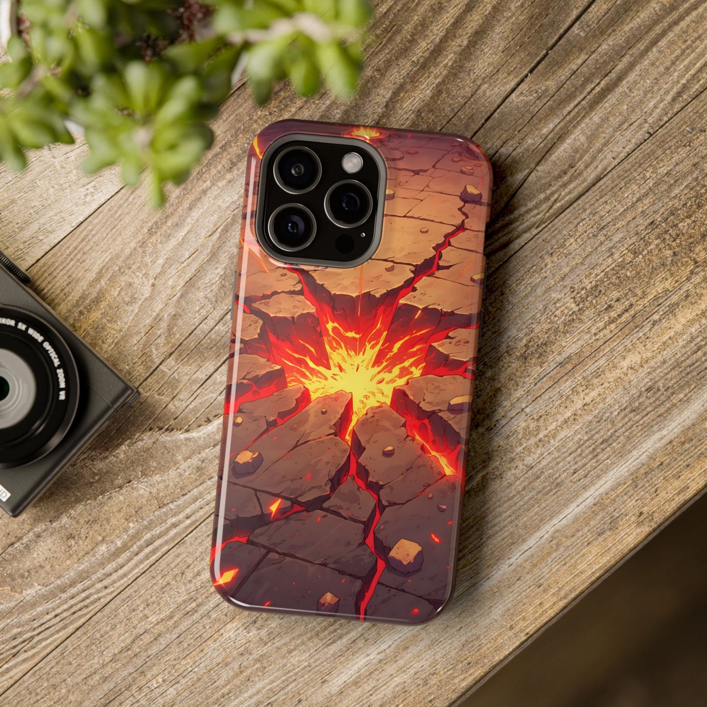 Magma Impact: Epic Shattered Earth MagSafe Case