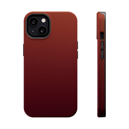 Black Cherry Ombre: Deep Burgundy Gradient MagSafe Case
